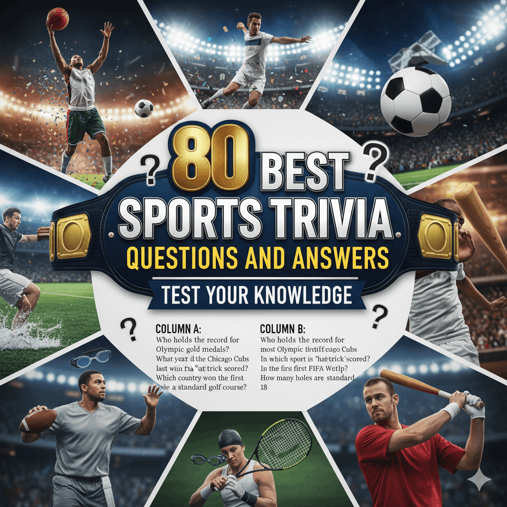 80 Best Sports Trivia Questions and Answers To Test Your Knowledge