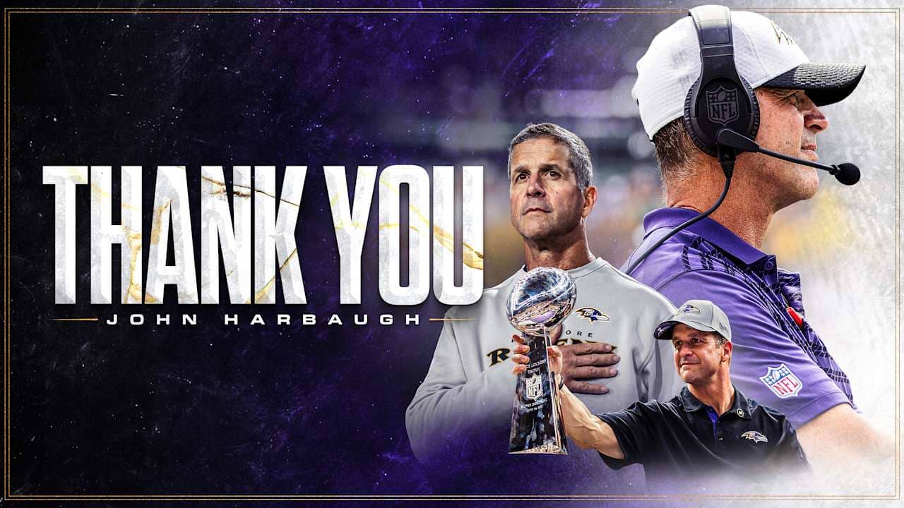 Ravens Part Ways with John Harbaugh after 18 Seasons in Baltimore